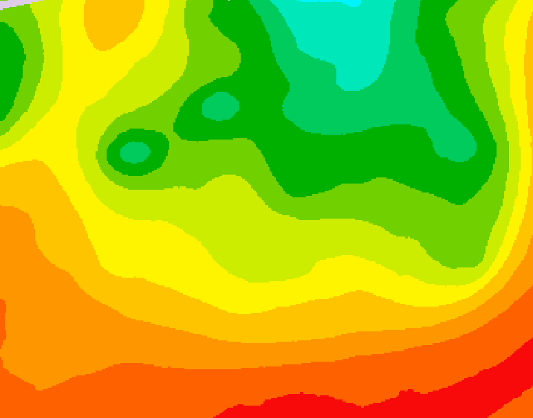GDPS 500 millibar geopotential height 240 hour forecast chart for Canada based on 2026/08/06 1200Z data