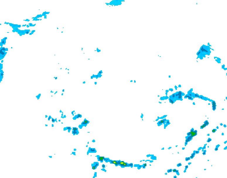 GDPS precipitation 204 hour forecast chart for Canada based on 2026/08/06 0000Z data
