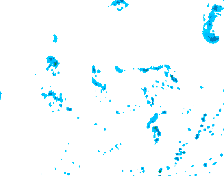 GDPS precipitation 102 hour forecast chart for Canada based on 2026/08/06 1200Z data