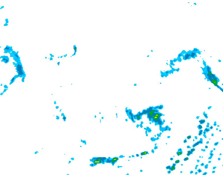 GDPS precipitation 168 hour forecast chart for Canada based on 2026/08/06 1200Z data