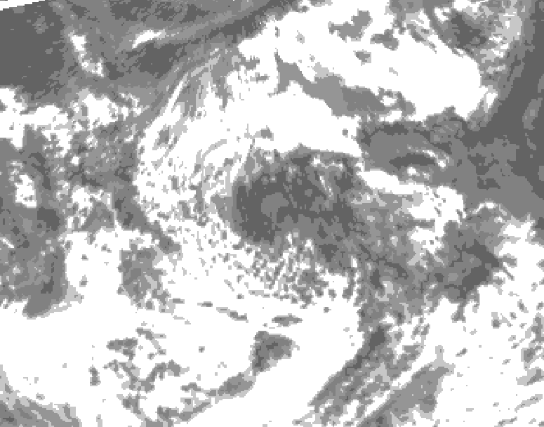 GDPS total cloud 072 hour forecast chart for Canada based on 2026/08/06 0000Z data