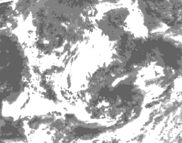 GDPS total cloud 168 hour forecast chart for Canada based on 2026/08/06 1200Z data