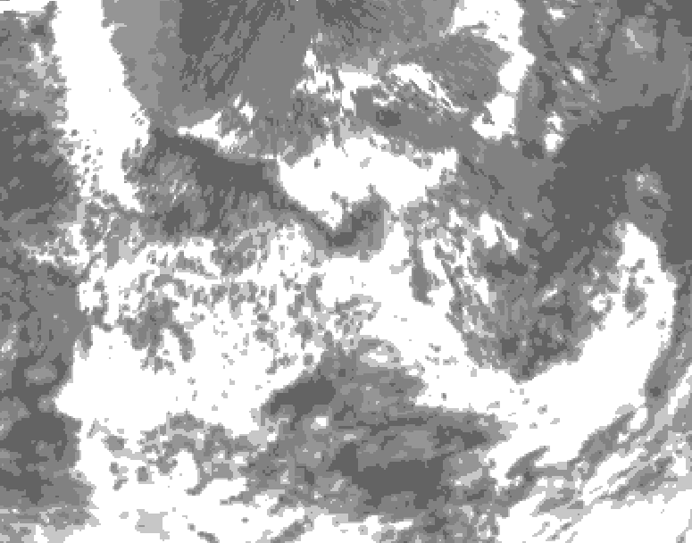 GDPS total cloud 228 hour forecast chart for Canada based on 2026/08/06 1200Z data