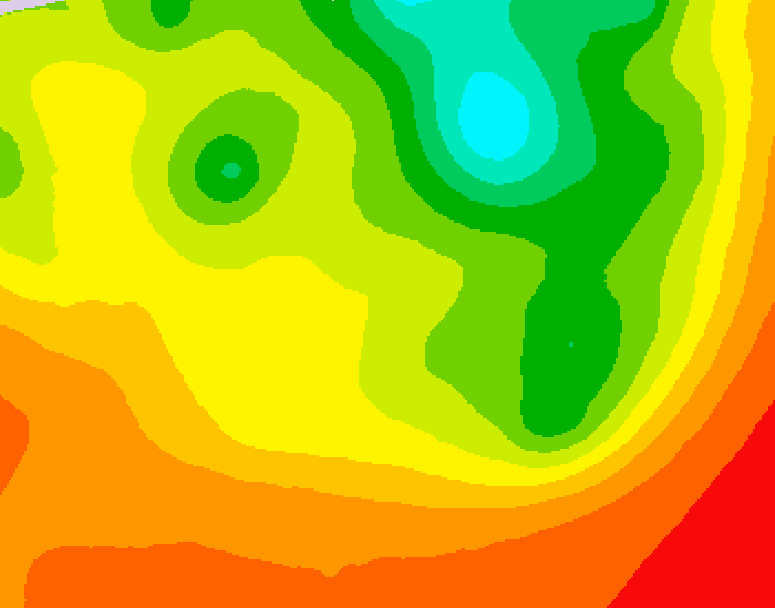 GDPS 500 millibar geopotential height 180 hour forecast chart for Canada based on 2026/08/07 0000Z data