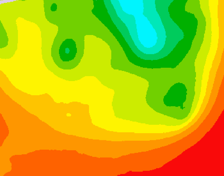 GDPS 500 millibar geopotential height 192 hour forecast chart for Canada based on 2026/08/07 0000Z data