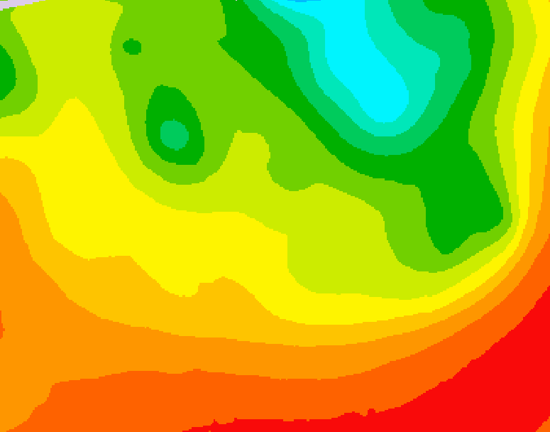 GDPS 500 millibar geopotential height 204 hour forecast chart for Canada based on 2026/08/07 0000Z data