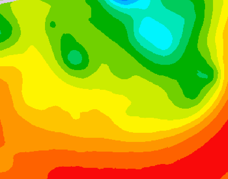 GDPS 500 millibar geopotential height 210 hour forecast chart for Canada based on 2026/08/07 0000Z data