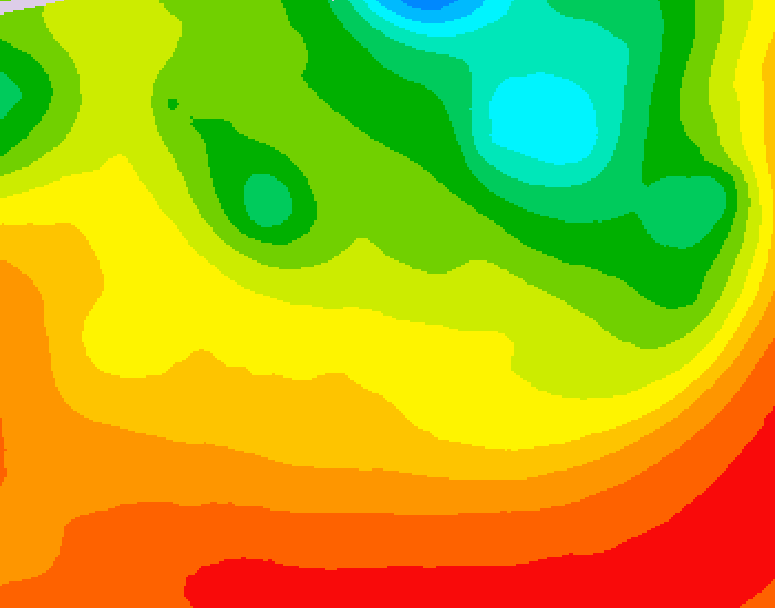 GDPS 500 millibar geopotential height 216 hour forecast chart for Canada based on 2026/08/07 0000Z data