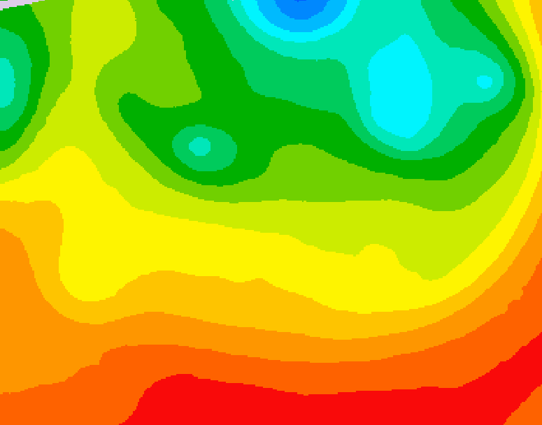 GDPS 500 millibar geopotential height 234 hour forecast chart for Canada based on 2026/08/07 0000Z data
