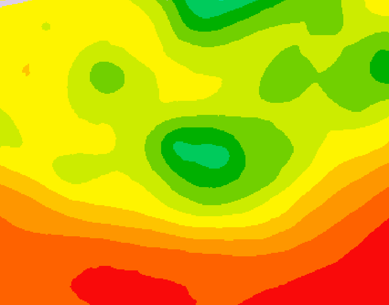 GDPS 500 millibar geopotential height 078 hour forecast chart for Canada based on 2026/08/07 1200Z data