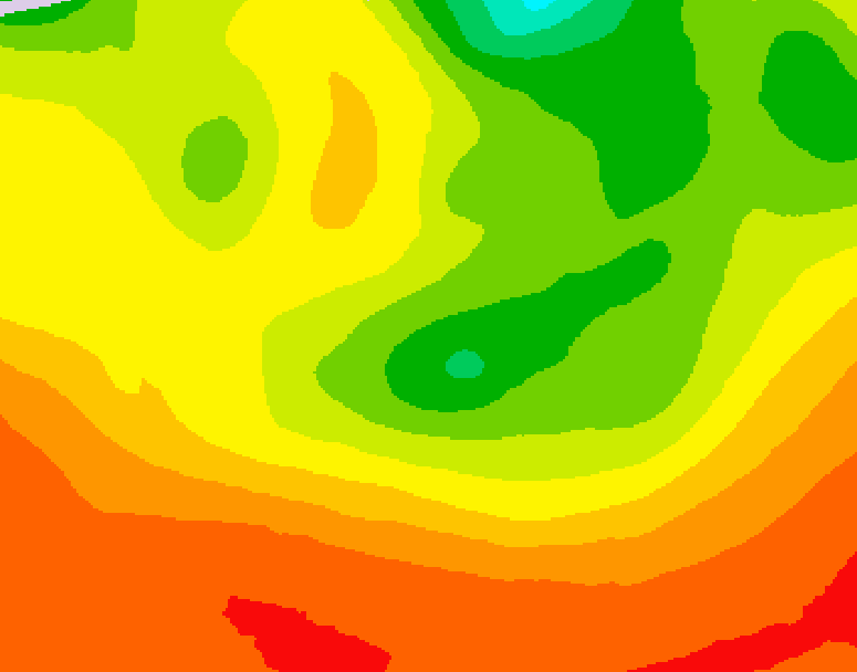 GDPS 500 millibar geopotential height 108 hour forecast chart for Canada based on 2026/08/07 1200Z data