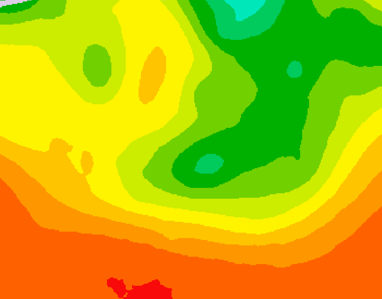 GDPS 500 millibar geopotential height 114 hour forecast chart for Canada based on 2026/08/07 1200Z data