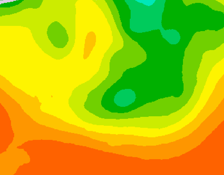 GDPS 500 millibar geopotential height 120 hour forecast chart for Canada based on 2026/08/07 1200Z data