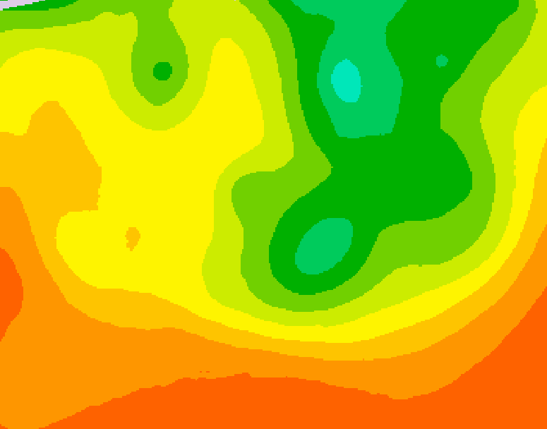 GDPS 500 millibar geopotential height 138 hour forecast chart for Canada based on 2026/08/07 1200Z data