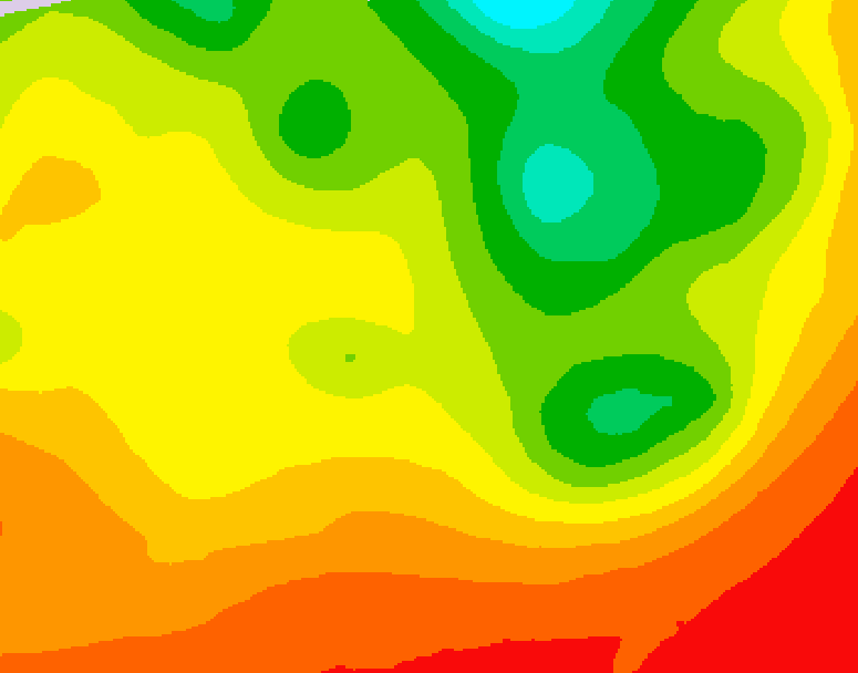 GDPS 500 millibar geopotential height 174 hour forecast chart for Canada based on 2026/08/07 1200Z data