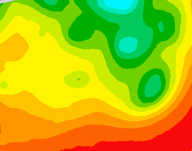 GDPS 500 millibar geopotential height 186 hour forecast chart for Canada based on 2026/08/07 1200Z data