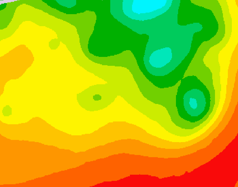 GDPS 500 millibar geopotential height 192 hour forecast chart for Canada based on 2026/08/07 1200Z data