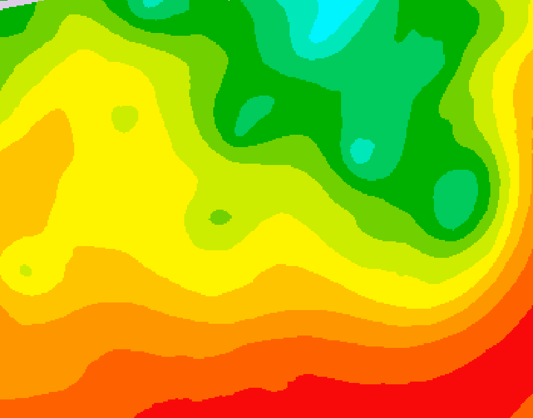 GDPS 500 millibar geopotential height 204 hour forecast chart for Canada based on 2026/08/07 1200Z data
