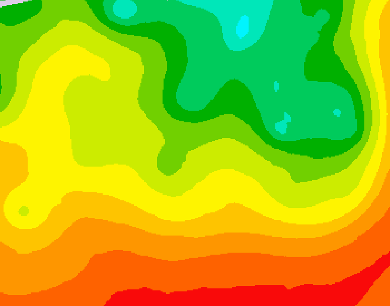GDPS 500 millibar geopotential height 216 hour forecast chart for Canada based on 2026/08/07 1200Z data