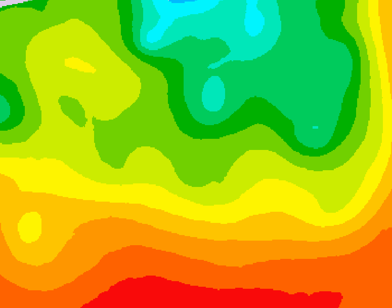 GDPS 500 millibar geopotential height 234 hour forecast chart for Canada based on 2026/08/07 1200Z data
