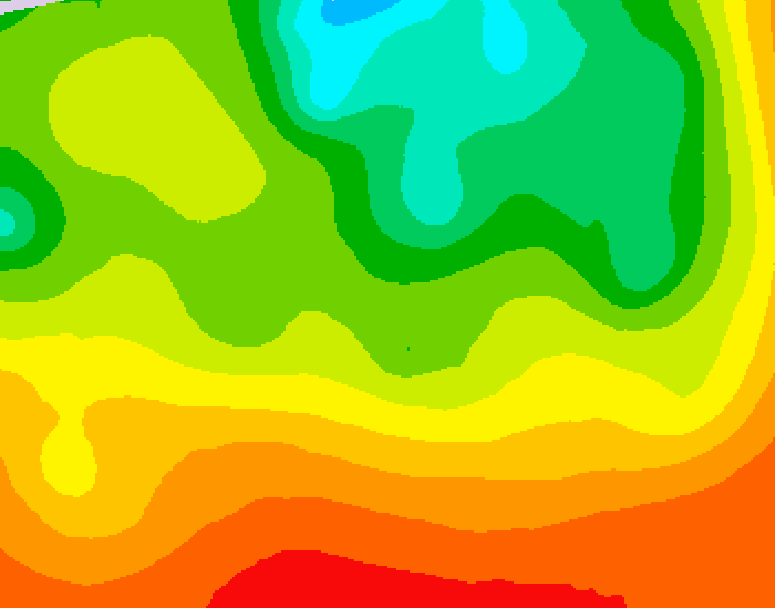 GDPS 500 millibar geopotential height 240 hour forecast chart for Canada based on 2026/08/07 1200Z data