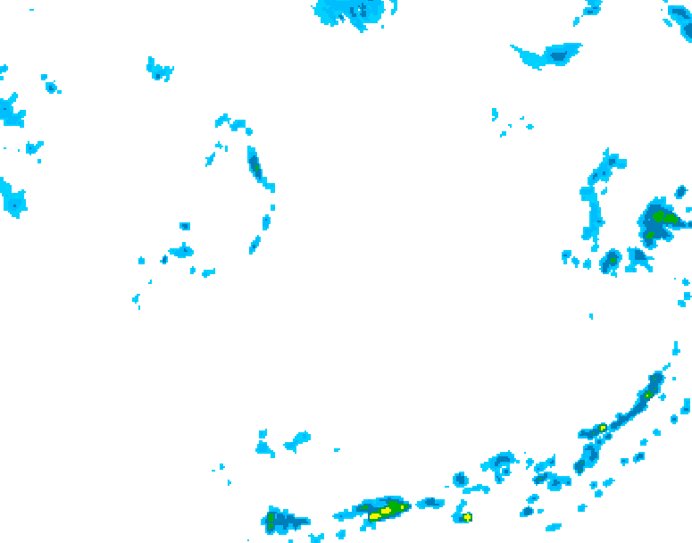 GDPS precipitation 204 hour forecast chart for Canada based on 2026/08/07 0000Z data