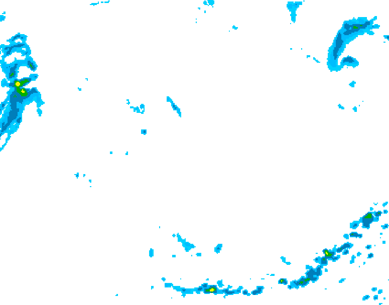 GDPS precipitation 228 hour forecast chart for Canada based on 2026/08/07 0000Z data