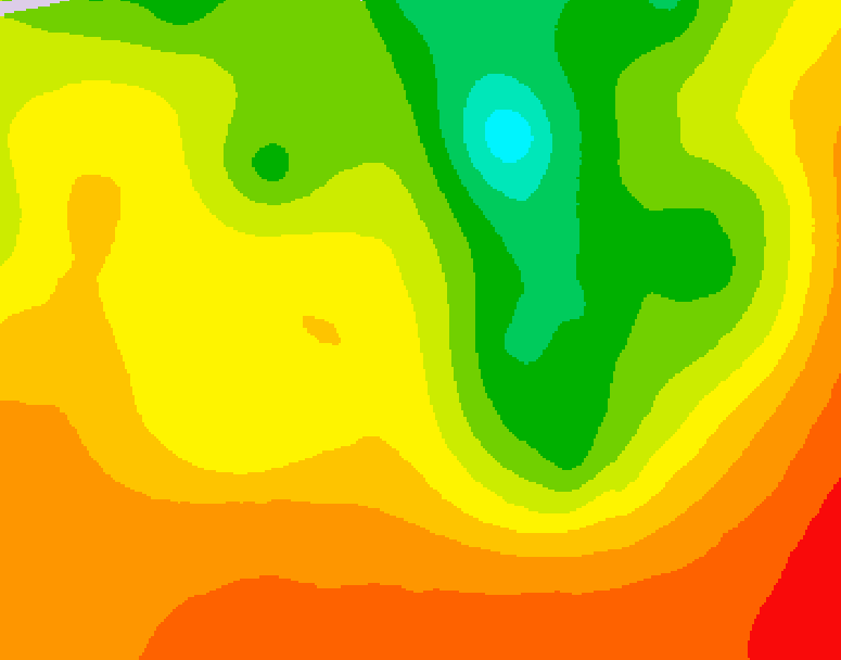 GDPS 500 millibar geopotential height 144 hour forecast chart for Canada based on 2026/08/08 0000Z data
