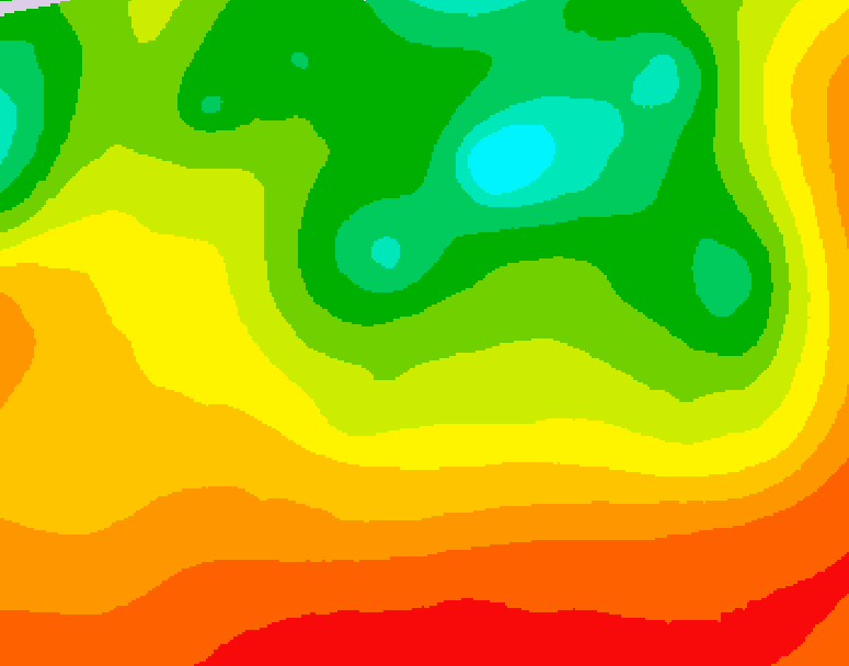 GDPS 500 millibar geopotential height 204 hour forecast chart for Canada based on 2026/08/08 0000Z data