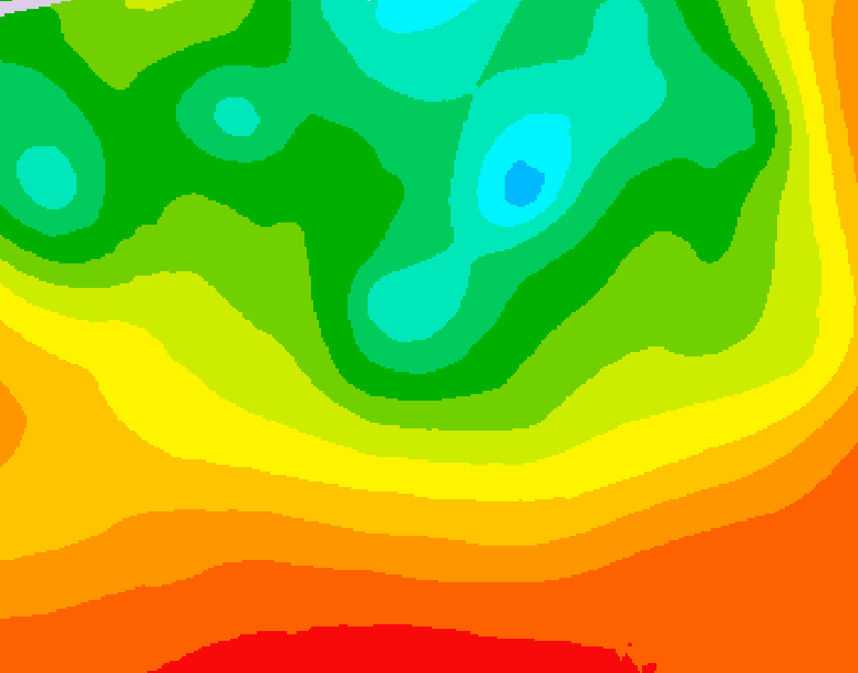 GDPS 500 millibar geopotential height 228 hour forecast chart for Canada based on 2026/08/08 0000Z data