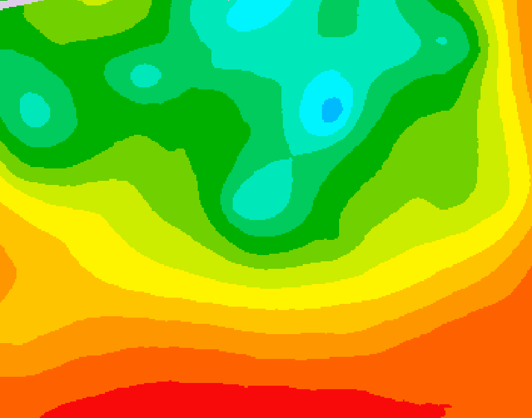 GDPS 500 millibar geopotential height 234 hour forecast chart for Canada based on 2026/08/08 0000Z data
