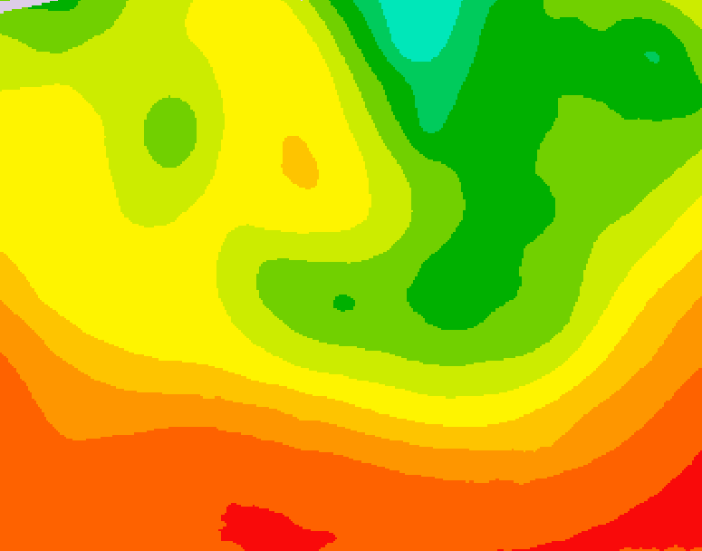 GDPS 500 millibar geopotential height 084 hour forecast chart for Canada based on 2026/08/08 1200Z data