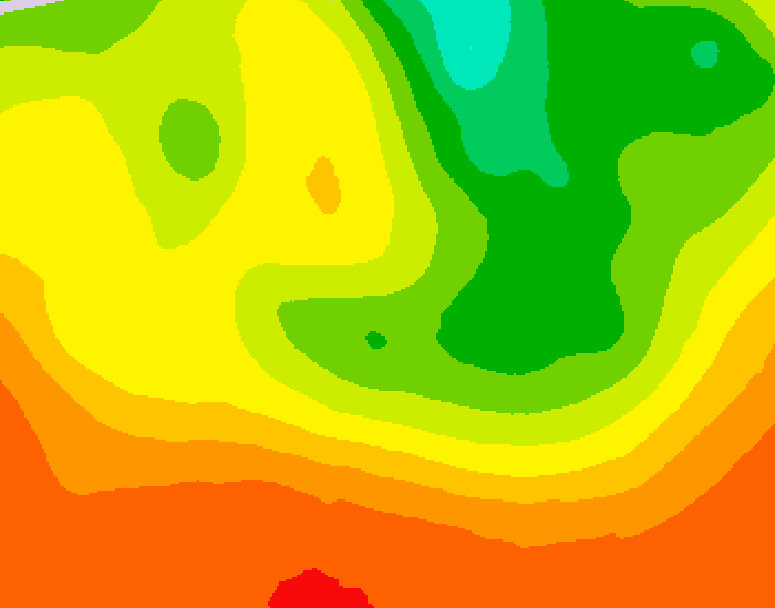 GDPS 500 millibar geopotential height 090 hour forecast chart for Canada based on 2026/08/08 1200Z data