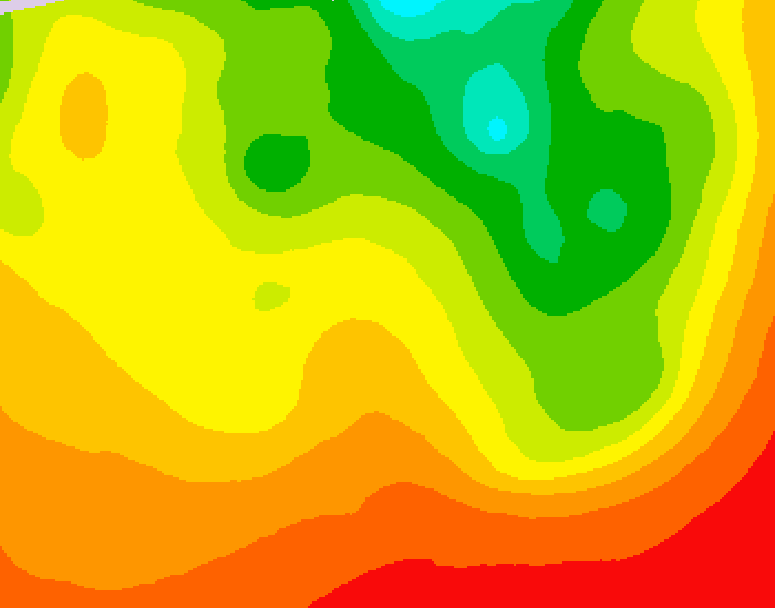 GDPS 500 millibar geopotential height 156 hour forecast chart for Canada based on 2026/08/08 1200Z data