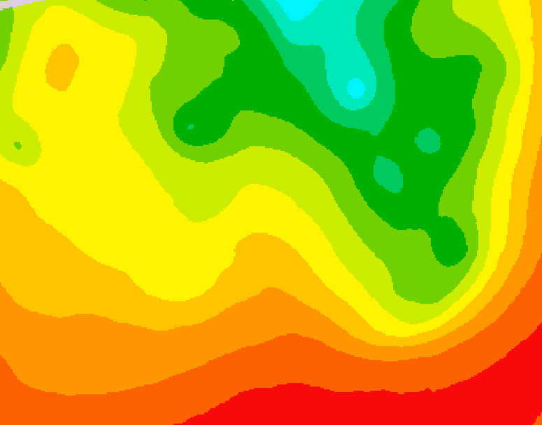 GDPS 500 millibar geopotential height 162 hour forecast chart for Canada based on 2026/08/08 1200Z data