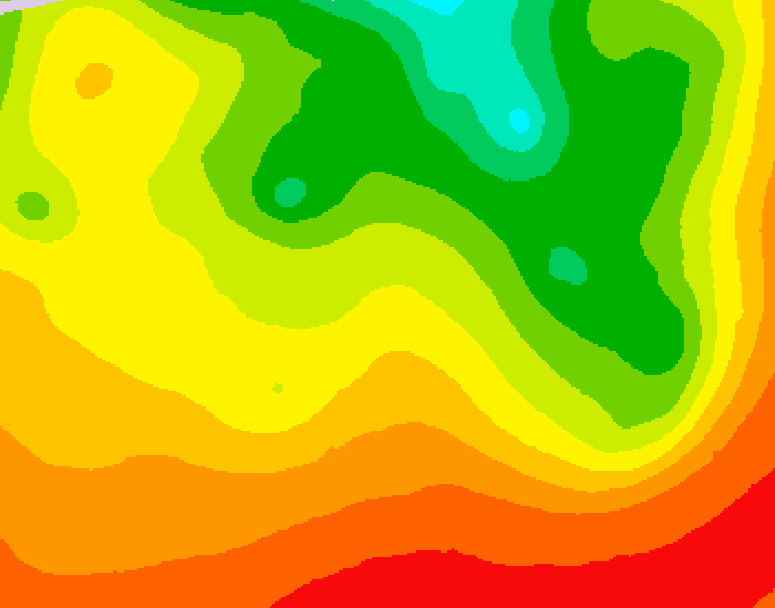 GDPS 500 millibar geopotential height 168 hour forecast chart for Canada based on 2026/08/08 1200Z data