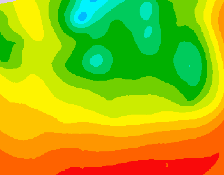 GDPS 500 millibar geopotential height 204 hour forecast chart for Canada based on 2026/08/08 1200Z data