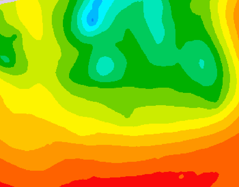 GDPS 500 millibar geopotential height 210 hour forecast chart for Canada based on 2026/08/08 1200Z data