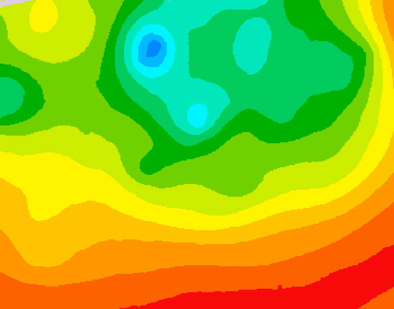GDPS 500 millibar geopotential height 234 hour forecast chart for Canada based on 2026/08/08 1200Z data