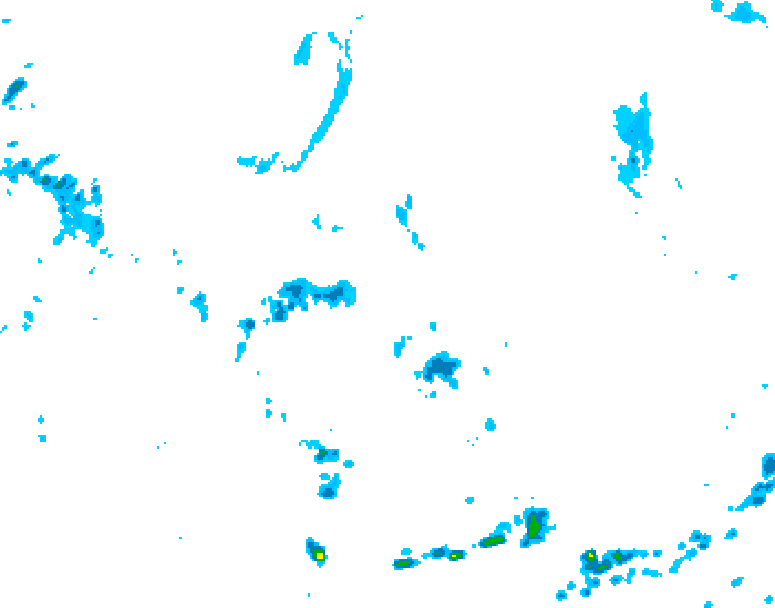 GDPS precipitation 216 hour forecast chart for Canada based on 2026/08/08 1200Z data