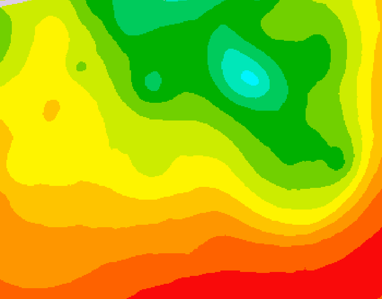 GDPS 500 millibar geopotential height 156 hour forecast chart for Canada based on 2026/08/09 0000Z data