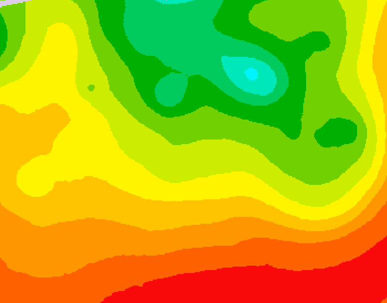 GDPS 500 millibar geopotential height 168 hour forecast chart for Canada based on 2026/08/09 0000Z data