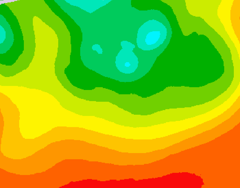 GDPS 500 millibar geopotential height 204 hour forecast chart for Canada based on 2026/08/09 0000Z data