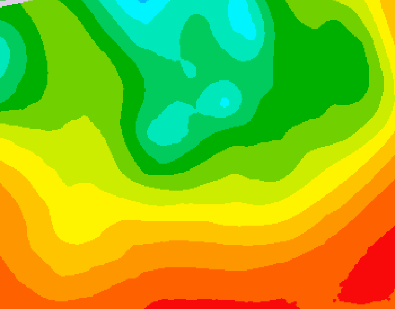 GDPS 500 millibar geopotential height 228 hour forecast chart for Canada based on 2026/08/09 0000Z data