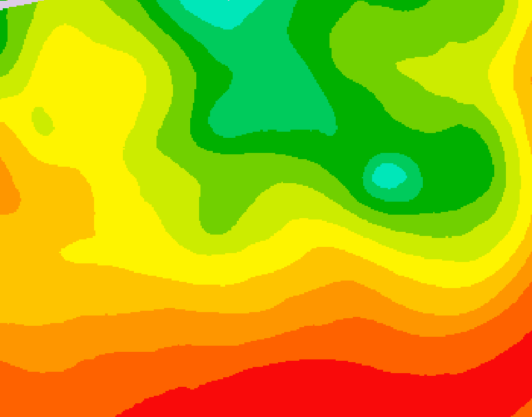 GDPS 500 millibar geopotential height 156 hour forecast chart for Canada based on 2026/08/09 1200Z data