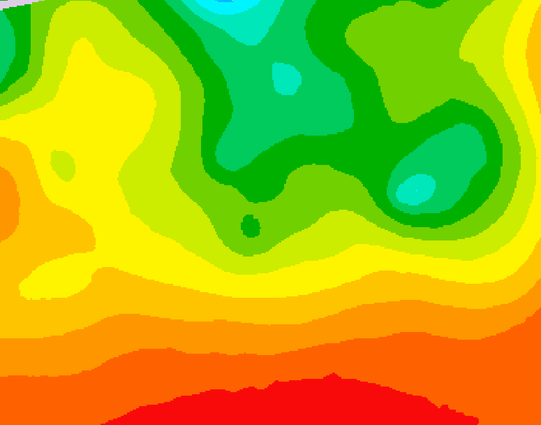 GDPS 500 millibar geopotential height 168 hour forecast chart for Canada based on 2026/08/09 1200Z data