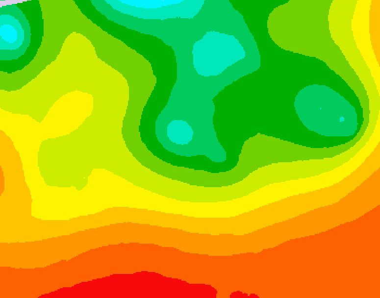 GDPS 500 millibar geopotential height 192 hour forecast chart for Canada based on 2026/08/09 1200Z data