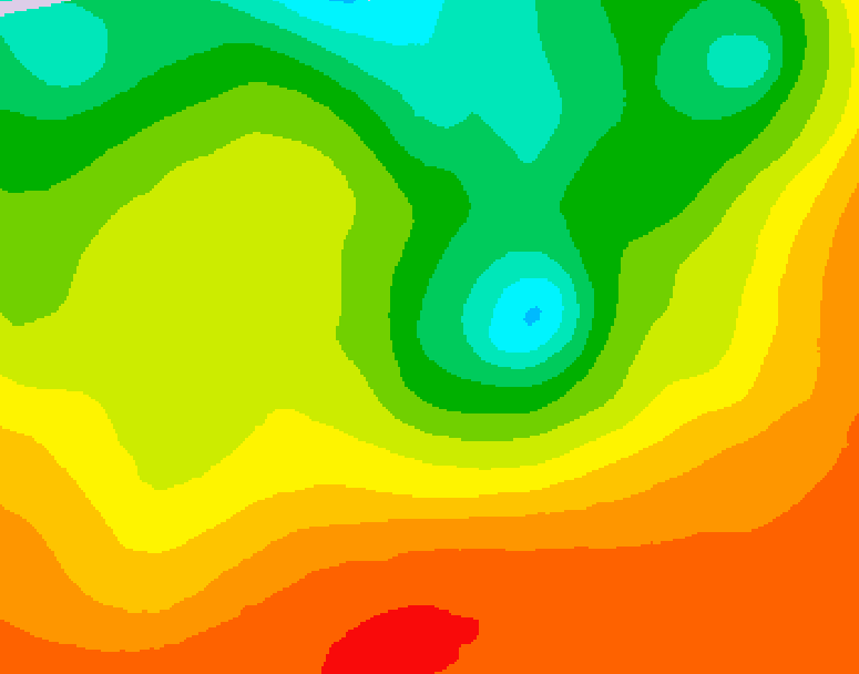 GDPS 500 millibar geopotential height 240 hour forecast chart for Canada based on 2026/08/09 1200Z data