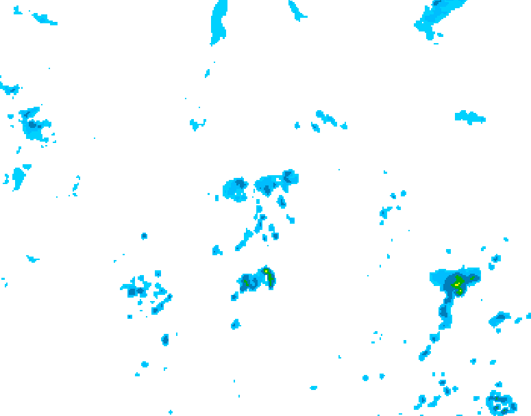 GDPS precipitation 234 hour forecast chart for Canada based on 2026/08/09 0000Z data