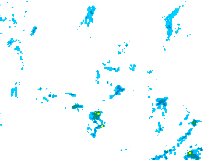 GDPS precipitation 216 hour forecast chart for Canada based on 2026/08/09 1200Z data